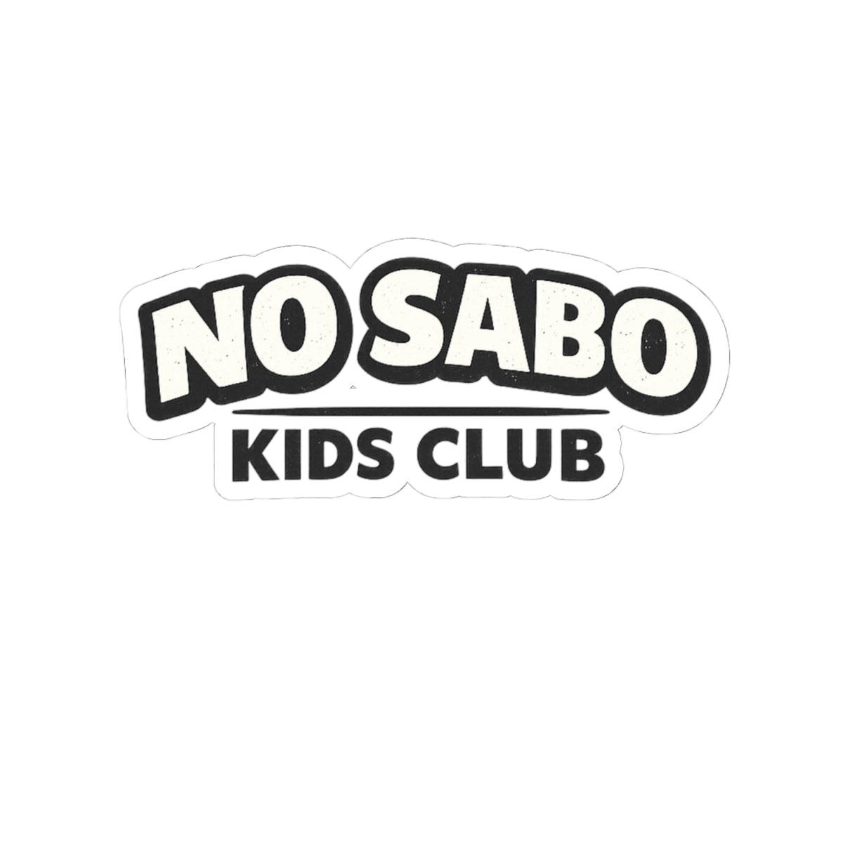 NO SABO Kids Club — Vinyl Sticker