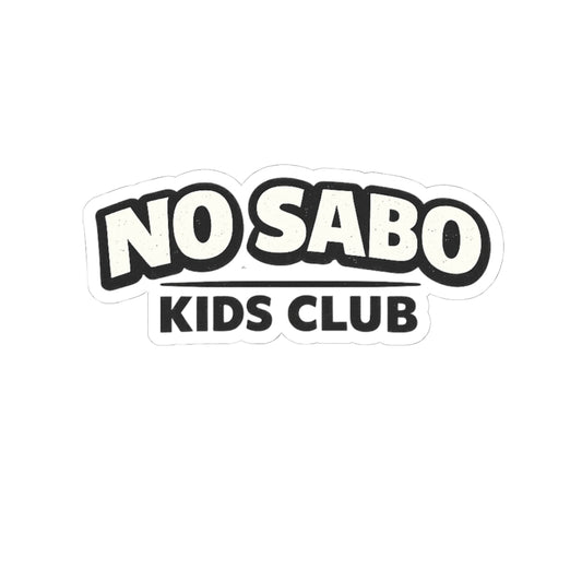 NO SABO Kids Club — Vinyl Sticker