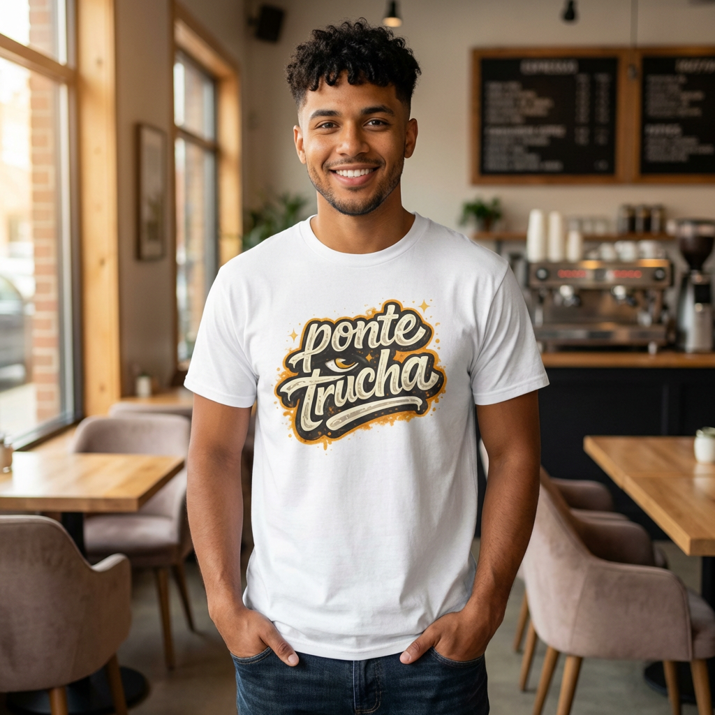 Ponte Trucha Graphic Tee — Streetwear T‑Shirt — Ni de Aquí Ni de Allá