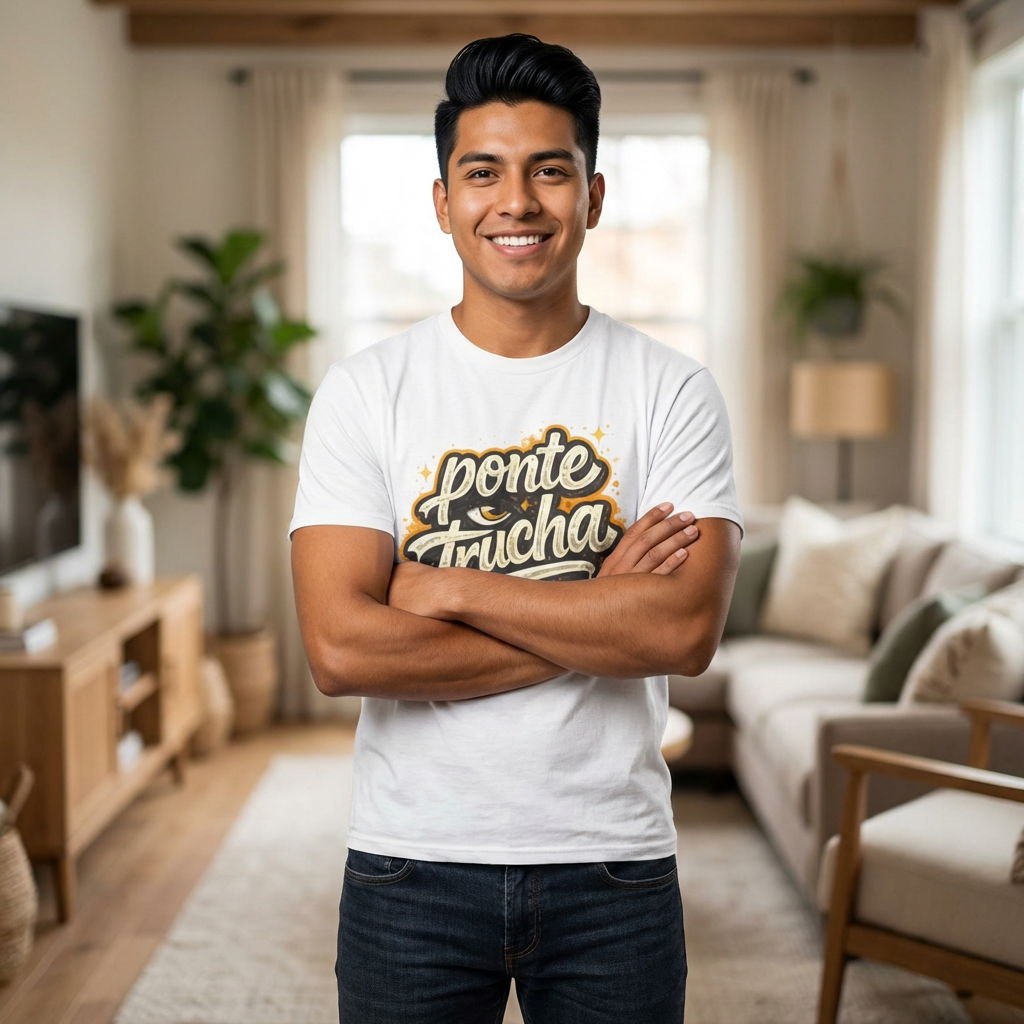 Ponte Trucha Graphic Tee — Streetwear T‑Shirt — Ni de Aquí Ni de Allá