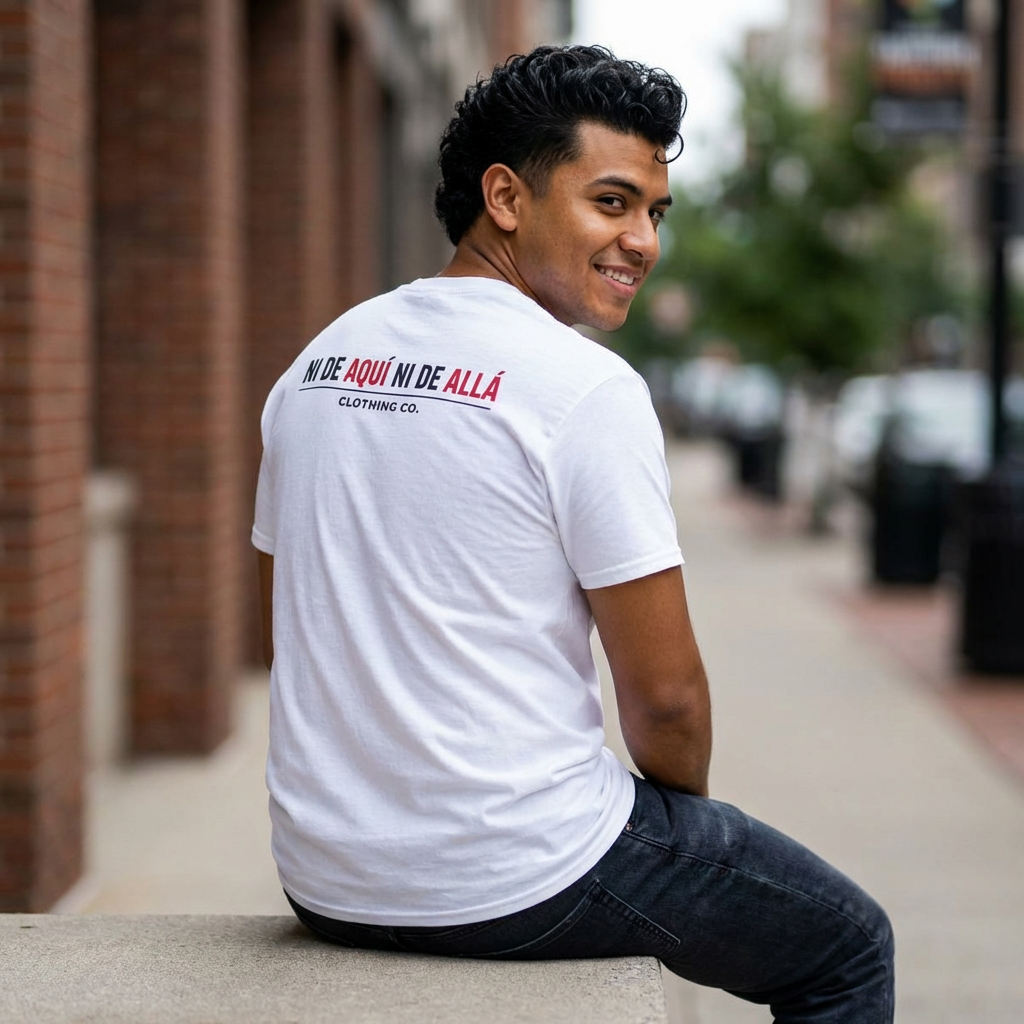 Forged by La Chancla Graphic Tee — Streetwear T‑Shirt — Ni de Aquí Ni de Allá