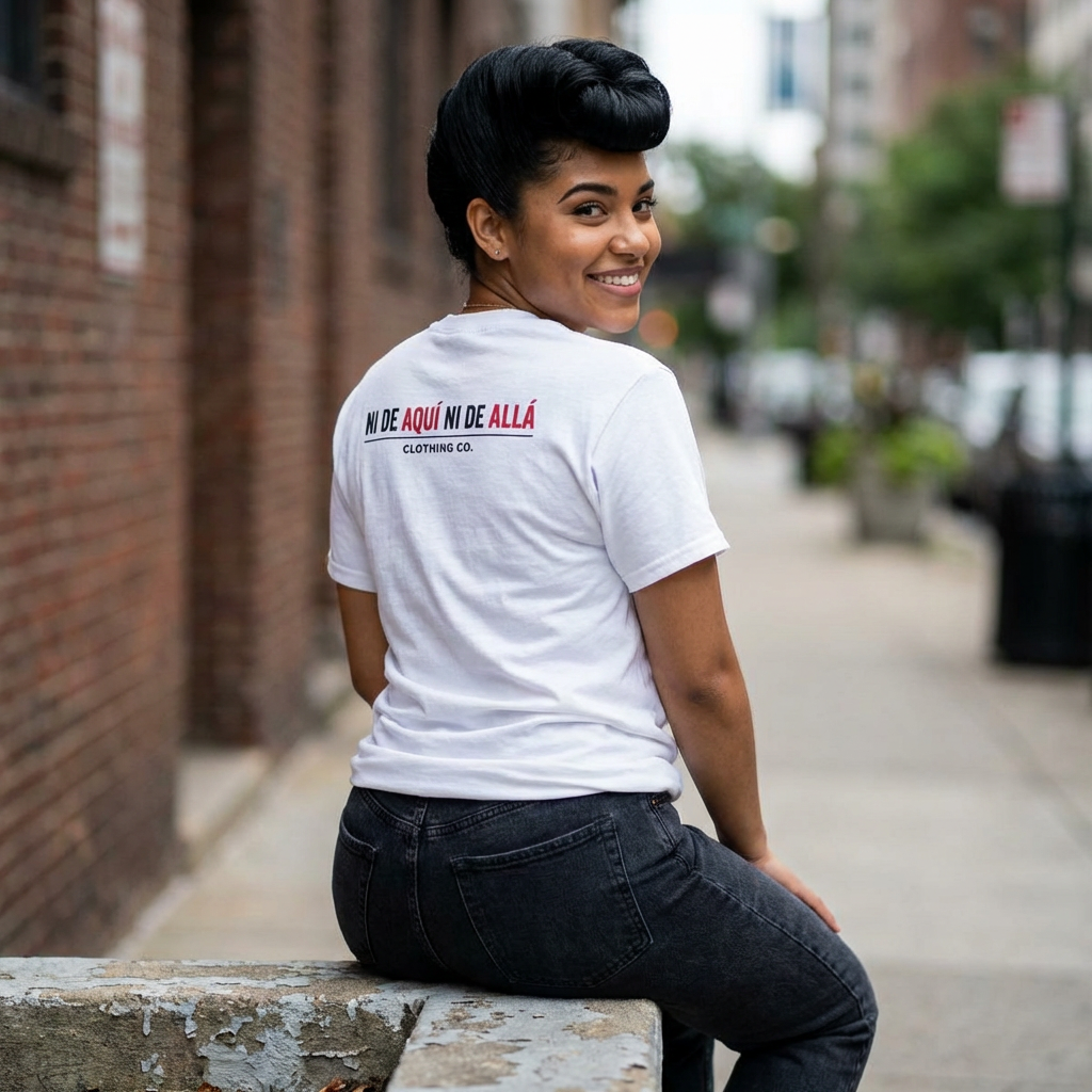 Forged by La Chancla Graphic Tee — Streetwear T‑Shirt — Ni de Aquí Ni de Allá