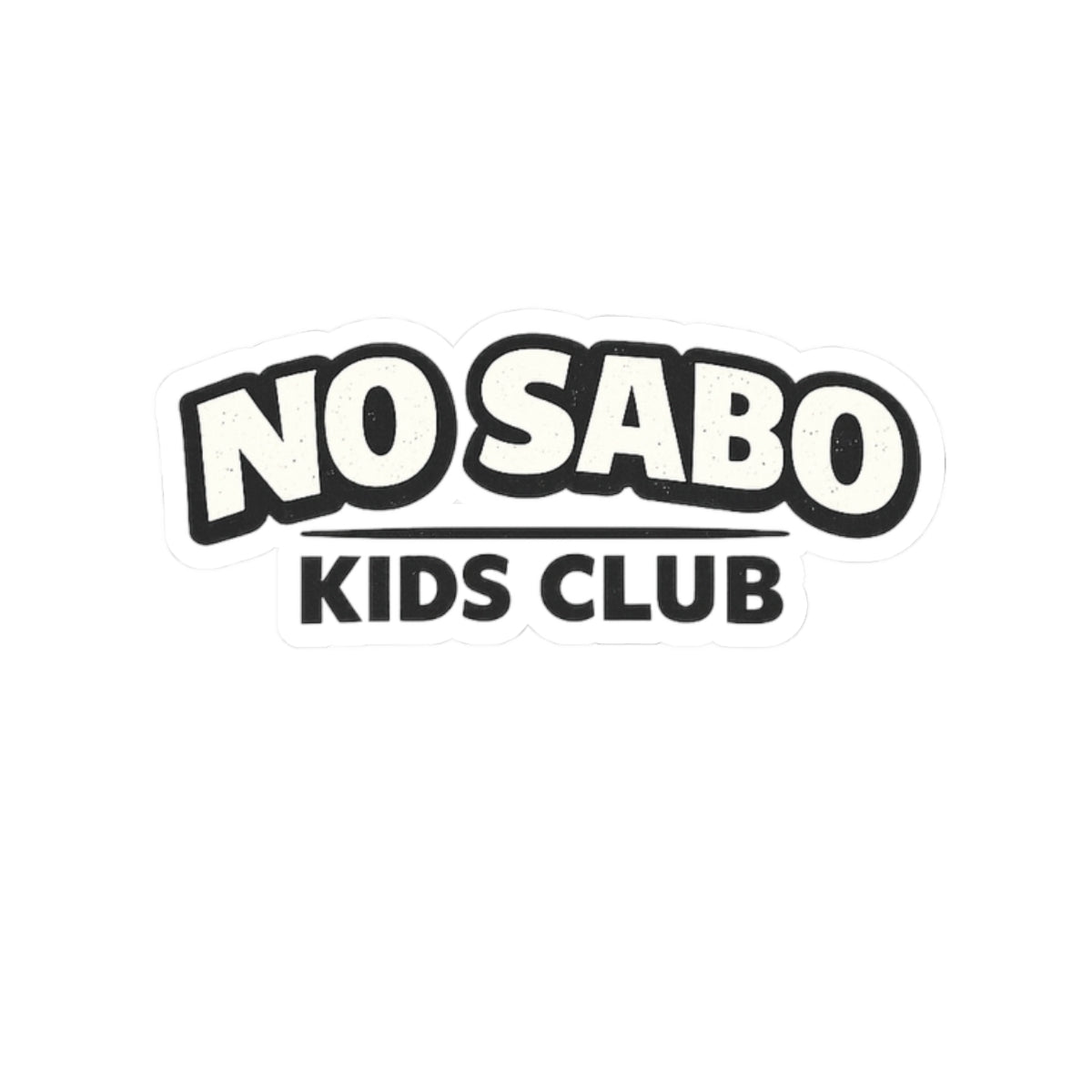 NO SABO Kids Club — Vinyl Sticker