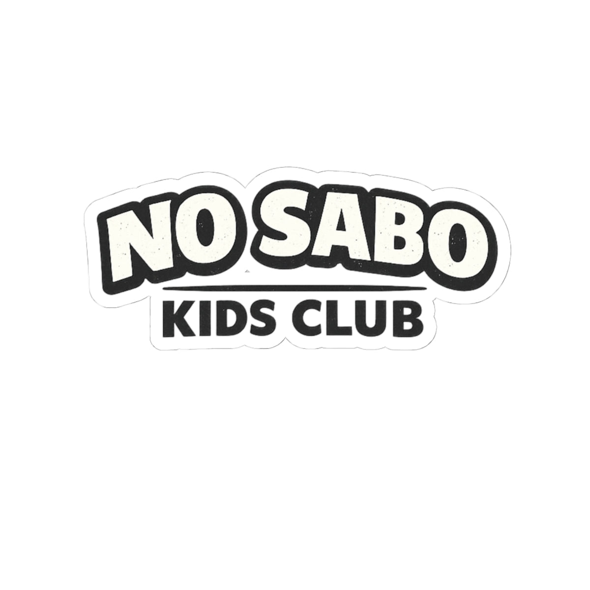 NO SABO Kids Club — Vinyl Sticker
